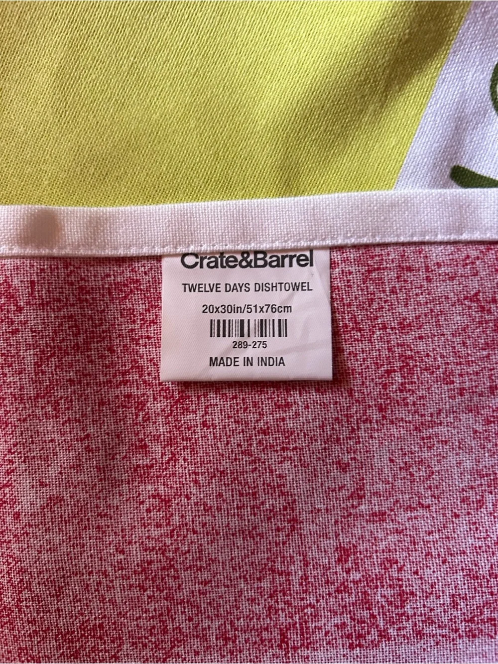 Crate&Barrel adds cheerful